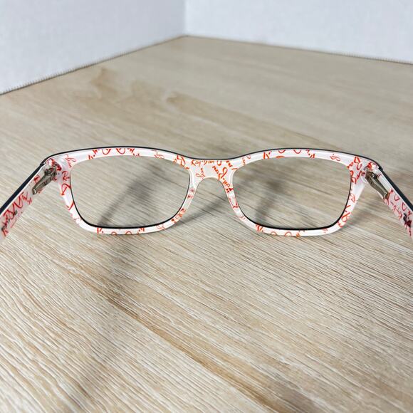 Ray-Ban RB5228 5014 Eyeglasses Black White and Red 50-17-140 Frames Only main image 4